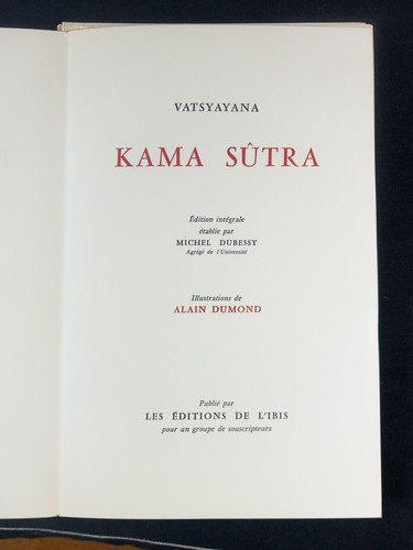 Dubessy dumond kama sutra - dubessy, ed