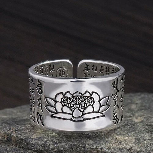 Bague sutra lotus 6 - lotus,