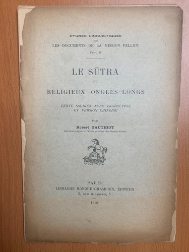 Sutra religieux - le, du